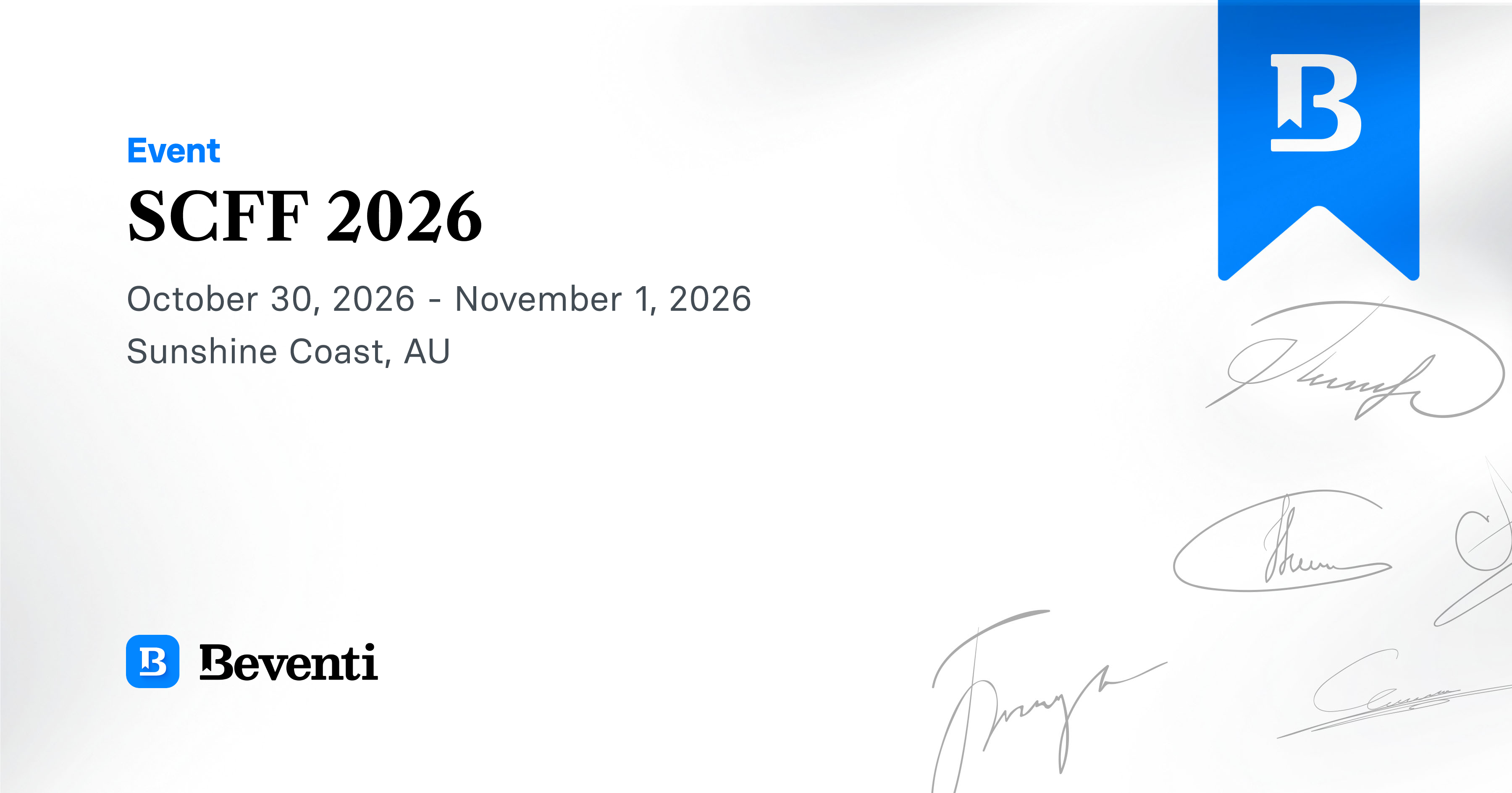 SCFF 2026