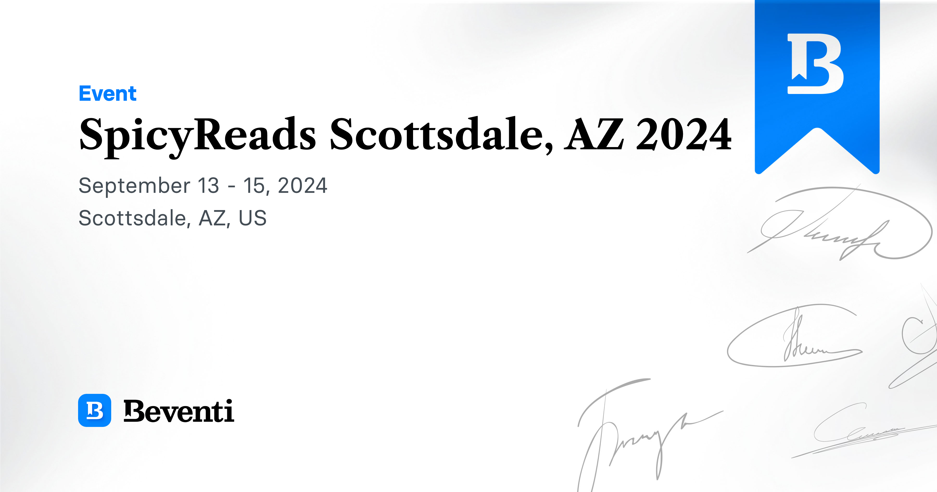 SpicyReads Scottsdale, AZ 2024 Beventi
