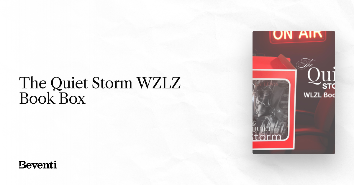 The Quiet Storm WZLZ Book Box - Book box by Author A.A. Lewis | Beventi